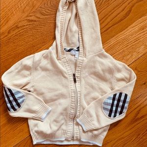Burberry zip-up sweater